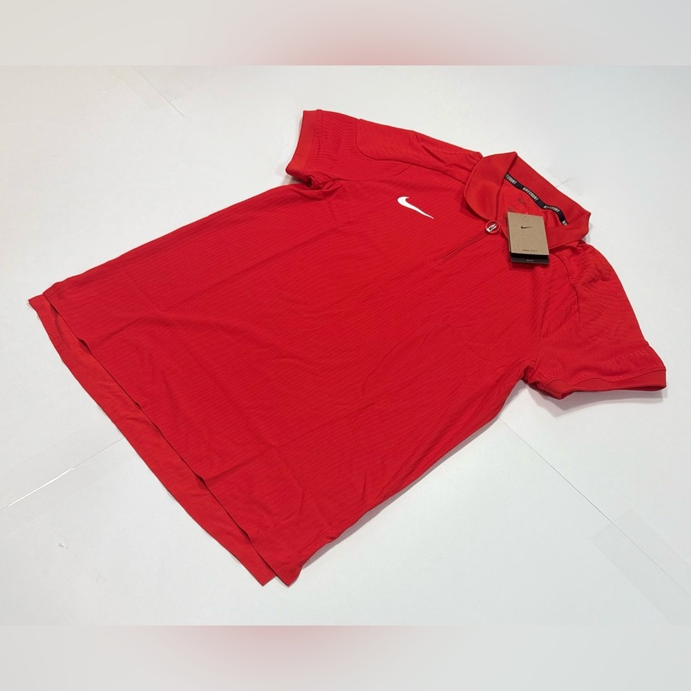 NEW Nike Court Dri-fit Adv Slam Men’s ½ Zip Slim-Fit Tennis Polo HQ0792-673